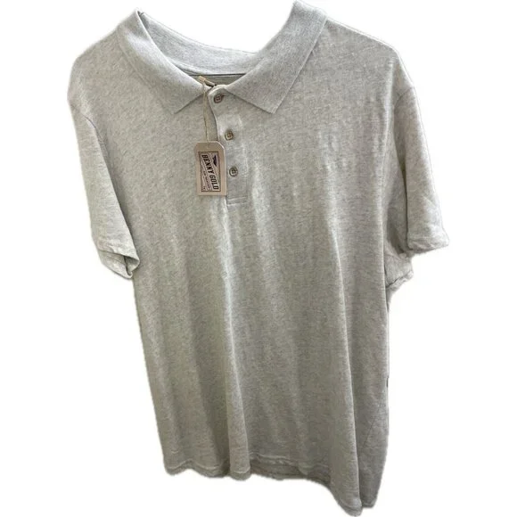 Benny Gold | Shirts | Benny G Knit Polo Xl Gray Heathered